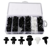 Lot de 100 fixations de garniture de voiture pour la rétention des panneaux de porte, garde-boue, pare-chocs, doublures de capot et supports de protection (sac)