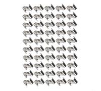 Lot de 100 fixations de vitrage de type Z pour verre de serre sur cadres en aluminium pour l'entretien et le renforcement