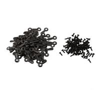 Lot de 100 fixations en fer pour cadres photo, clips arrière sécurisés pour des solutions d'encadrement pratiques