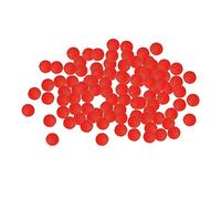 Lot de 100 flotteurs de pêche en mousse EVA pour truite et poisson-chat Rouge 6 mm