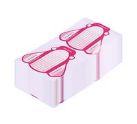 Lot de 100 formes de nail art en gel pour extension de cheveux