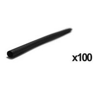 Lot de 100 gaines thermo rétractable 1m - Ø3,2/1,6 Noir G