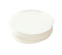 Lot de 100 galettes rondes pour presse à hamburger avec absorbant l'huile et tapis alimentaire pour grillades et préparation des aliments (15 cm)