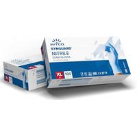 Lot de 100 gants en nitrile sans poussière, sans latex, hypoallergéniques, certifiés CE conforme à la norme EN455 gants pour aliments gants médicaux jetables (XL)