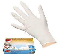 Lot de 100 gants jetables en vinyle extra fins non poudrés Taille L