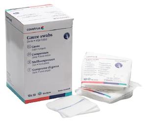Lot de 100 gazes médicales stériles avec contraste RX