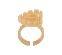 Lot de 100 gobelets avec anneaux en forme de cœur pour extensions de cils pour studios de beauté