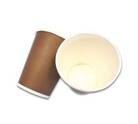Lot de 100 gobelets en papier 250 ml pour chocolat chaud, cappuccino, verre, en carton thermique, ligne chaude, hauteur 9,5 cm