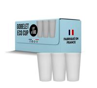 SPARKLERS CLUB Lot de 100 Gobelets Réutilisables ECOCUP 50cl (60cl ras bord) - Gobelet Réutilisable en Polypropylène,Prise en Main facile, Gobelet Eco Cup pour tout évènement