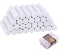 Lot de 100 gommes de rechange en caoutchouc blanc avec gommes de 5 x 25 mm pour crayon mécanique pour école/bureau