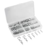 Lot de 100 goupilles de verrouillage en acier inoxydable RC Clips, goupilles de fixation, clips de carrosserie, goupilles de retenue pour remorqueurs, tondeuses à gazon, voitures