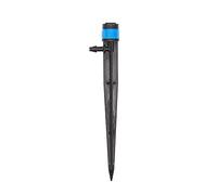 Lot de 100 goutteurs d'eau réglables à 360 degrés à huit/cinq trous pour irrigation goutte à goutte, serre, goutteur réglable pour économiser l'irrigation