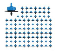 Lot de 100 goutteurs fiables pour le jardin et l'agriculture. Débit de 2 l/h, 4 l/h, 8 l/h (8 l)