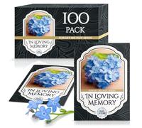 Lot de 100 graines commémoratives Forget Me Not pour célébration de la vie