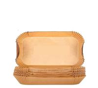 Lot de 100 grands papiers sulfurisés jetables rectangulaires for friteuse à air, for barbecue d'intérieur Ninja FG551 Foodi Smart XL 6 en 1