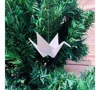 Lot de 100 grues en papier origami pré-faites à la main pour fête de mariage, anniversaire, fête prénatale, colombes de paix, bonheur, chance (15 cm)