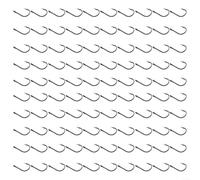 Lot de 100 hameçons triples pour pêche au poisson-chat avec leurre souple en acier au carbone et équipement de pêche fiable Taille 4# 12# (6#)