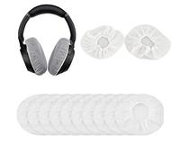 Lot de 100 housses de casque jetables extensibles non tissées pour la plupart des écouteurs avec coussinets de 8,5 à 10 cm (taille L, 11 cm)
