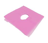Lot de 100 Housses Jetables pour le Visage en Tissu Non Tiss Doux et Respirant avec Trou Id al pour Salons de Beaut et Centres de Gestion de la Peau Rose