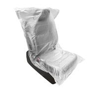 Lot de 100 housses protectrices de siège de voiture jetables en plastique (1,2 kg)