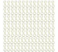 Lot de 100 œillets de pêche en acier inoxydable 1,2 x 16 mm/1,6 x 17,5 mm/2,0 x 21,5 mm 3 tailles pour pêche à la carpe en eau douce et salée (jaune S)