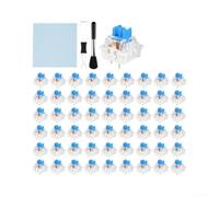 Lot de 100 interrupteurs imprimés 3D de 1,5 cm pour kit de bricolage | Compatible avec la structure MX - Pour un clic tactile net - Lot de 100 pièces en vrac, idéal pour les configurations de jeu