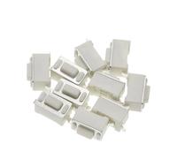 Lot de 100 interrupteurs tactiles 3 x 6 x 4,3 mm 2 broches SMD DC12 V 50 mA 3 x 6 x 4,3 mm