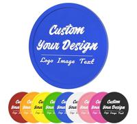 Lot de 100 jetons de poker personnalisés, logo/image/texte sur jeton, impression double face en couleur, idéal pour une soirée de casino, un jeton de boisson au bar et un enterrement de vie de jeune