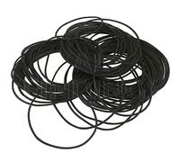 Lot de 100 joints d'étanchéités ronds en caoutchouc pour montres Assortiment de tailles 32 - 50 mm