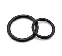 Lot de 100 Joints Toriques NBR, 7 x 4,2 x 1,4 mm, Caoutchouc Nitrile Noir, Joints pour Automobile et Hydraulique