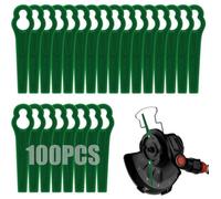 Lot de 100 lames de débroussailleuse en plastique, 83 mm sans fil, lames de rechange pour tondeuse à gazon Einhell GC-CT 18/24 Li (v