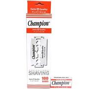 Lot De 100 Lames De Rasoir Champion Platinum Lames De Rechange Pour Rasoir De Sécurité Lames À Double Fil Pour Homme Avec Revêtement En Platine