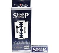 Lot de 100 lames de rasoir Sharp Titanium