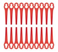 Lot de 100 Lames de Rechange Compatible pour Einhell Coupe-Bordures BG-CT 18 Li, RG-CT 18/1 Li, GE-CT 18 Li, GC-CT 18 / 24Li,Lames Plastique Compatible pour Einhell sans Fil