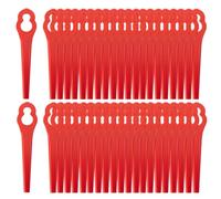 Lot de 100 Lames de Rechange compatibles avec Coupe-Bordure Einhell sans Fil - Lame en Plastique pour débroussailleuse Einhell