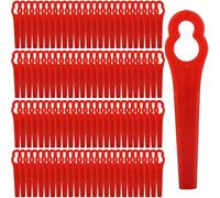 Lot de 100 lames de rechange compatibles - avec les coupe-bordures Ein-hell, Lames en plastique, Convient pour les modèles Ein-hell GE GC BG RG et plus encore