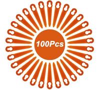 Lot de 100 lames de rechange en plastiqu,Compatible pour Stihl Polycut 2-2, PolyCut 3-2, FSA 45 Coupe-Herbe 40080071000