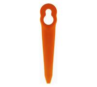 Lot de 100 lames de rechange en plastique compatibles avec les coupe-bordures, lames de coupe rouges durables pour l'entretien du jardin.