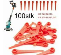 Lot de 100 lames de rechange en plastique pour coupe-bordures Gardena Easycut Li-18/23r (100 pièces)