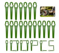 Lot de 100 lames de rechange pour coupe-bordure Einhell - En plastique - Pour débroussailleuse sans fil - Vert