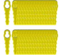 Lot de 100 lames dentelées à double tête compatibles avec les coupe-bordures Ryobi Rac155 Rac157 Rac158