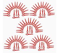 Lot de 100 lames en nylon pour coupe-bordures Florabest FRTA PRTA 20 A1, FAT18 B2 B3