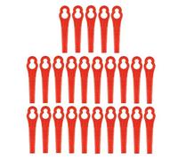 Lot de 100 Lames en Plastique pour Coupe-bordures Bosch Einhell (Rouge)