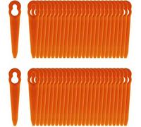 Lot de 100 Lames Plastiques STIHL Polycut 2-2/3-2, FSA 45/57, Débroussailleuse, Rivets Pop Assortiment