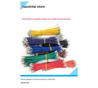 Lot de 100 lignes de connexion électroniques à double tête XH2.54mm, fil de cuivre pur 26awg 24awg, 20/30/50CM, non branché