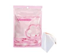 Lot de 100 lingettes compressées pour le visage - 22 x 20 cm - Absorbantes - Mini serviettes de visage - Serviettes de toilette compressées - Pour activités de plein air, dortoir, bureau, salle de