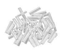 Lot de 100 manchons de greffage en silicone pour arbres fruitiers, tubes de greffage en silicone de 3 à 7,5 mm, manchon de protection pour tronc d'arbre pour plantes