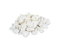 Lot de 100 manchons de protection jetables en latex doux pour travaux manuels et réparation de décrochage