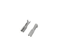 Lot de 100 Manchons de sertissage for bornes mâles et Femelles, 2,8/4,8/6,3 mm, connecteurs en Forme de Fourche(2.8 Terminal)