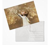 'Lot de 100 même de Noël Cartes Postales Anges Edition 2016 (14,8 x 10,5 cm)?; Qualité 1 A de Sa Propre production.